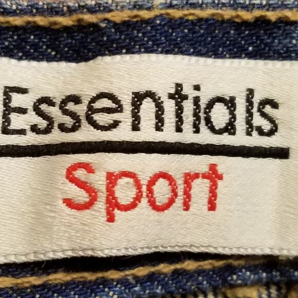 Vintage Essentials Sport Exposed Button Fly High Rise Mom Curvy jeans USA sze 30 - Picture 6 of 8